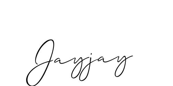 if you are searching for the best signature style for your name Jayjay. so please give up your signature search. here we have designed multiple signature styles  using Allison_Script. Jayjay signature style 2 images and pictures png