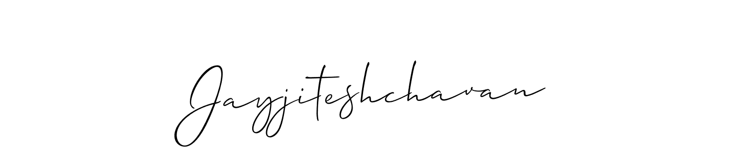 Allison_Script is a professional signature style that is perfect for those who want to add a touch of class to their signature. It is also a great choice for those who want to make their signature more unique. Get Jayjiteshchavan name to fancy signature for free. Jayjiteshchavan signature style 2 images and pictures png