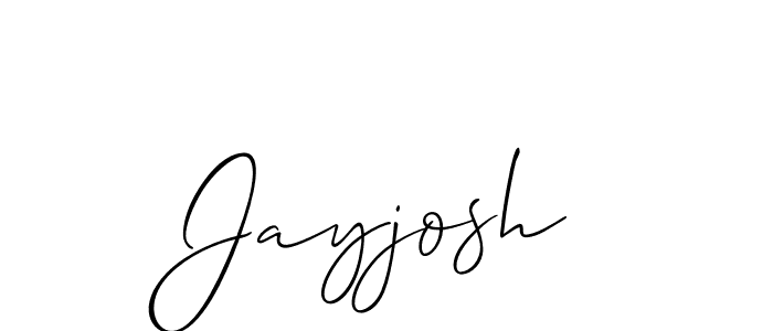 You should practise on your own different ways (Allison_Script) to write your name (Jayjosh) in signature. don't let someone else do it for you. Jayjosh signature style 2 images and pictures png