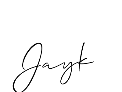 Best and Professional Signature Style for Jayk. Allison_Script Best Signature Style Collection. Jayk signature style 2 images and pictures png