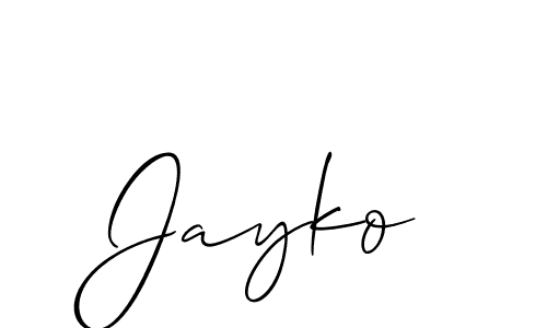 Once you've used our free online signature maker to create your best signature Allison_Script style, it's time to enjoy all of the benefits that Jayko name signing documents. Jayko signature style 2 images and pictures png