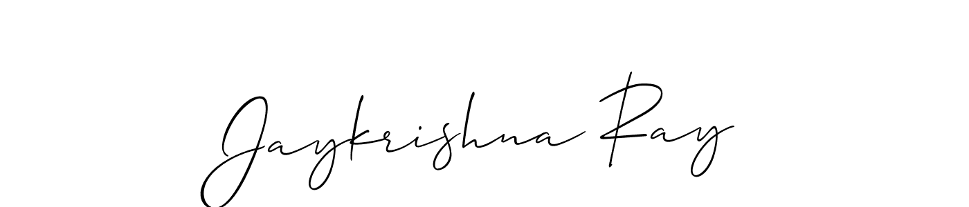 Make a short Jaykrishna Ray signature style. Manage your documents anywhere anytime using Allison_Script. Create and add eSignatures, submit forms, share and send files easily. Jaykrishna Ray signature style 2 images and pictures png