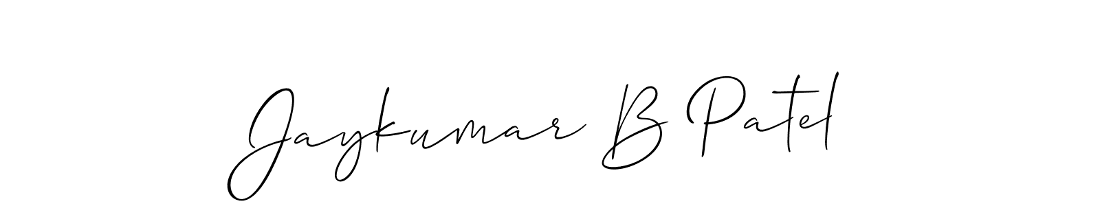 Check out images of Autograph of Jaykumar B Patel name. Actor Jaykumar B Patel Signature Style. Allison_Script is a professional sign style online. Jaykumar B Patel signature style 2 images and pictures png