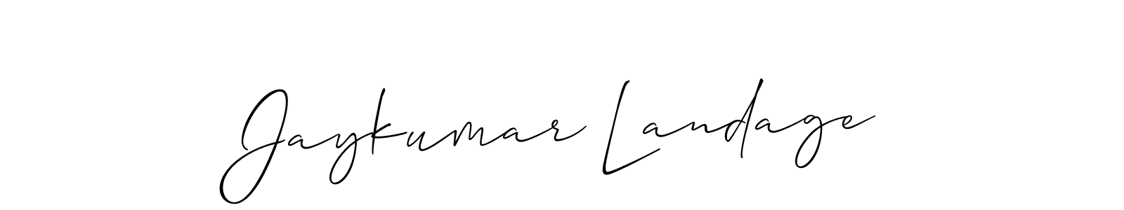 Check out images of Autograph of Jaykumar Landage name. Actor Jaykumar Landage Signature Style. Allison_Script is a professional sign style online. Jaykumar Landage signature style 2 images and pictures png
