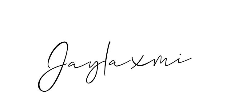 Make a beautiful signature design for name Jaylaxmi. With this signature (Allison_Script) style, you can create a handwritten signature for free. Jaylaxmi signature style 2 images and pictures png