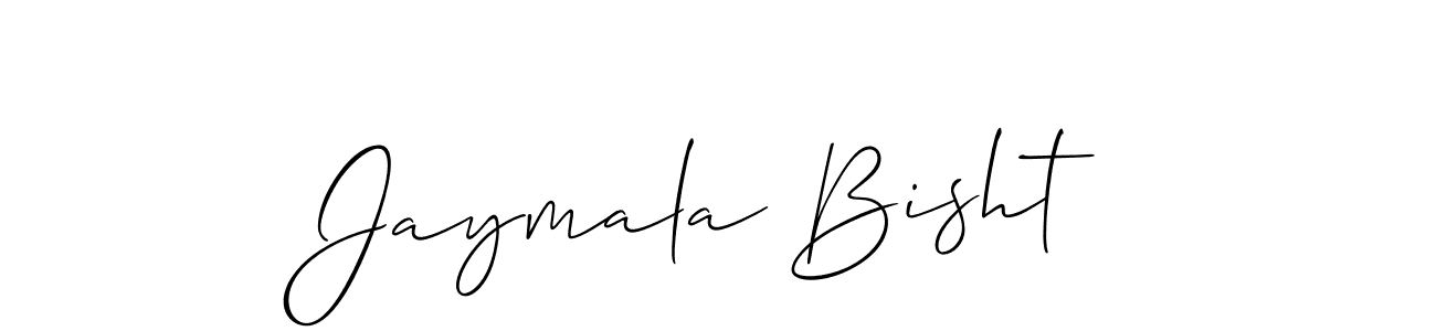 Jaymala Bisht stylish signature style. Best Handwritten Sign (Allison_Script) for my name. Handwritten Signature Collection Ideas for my name Jaymala Bisht. Jaymala Bisht signature style 2 images and pictures png