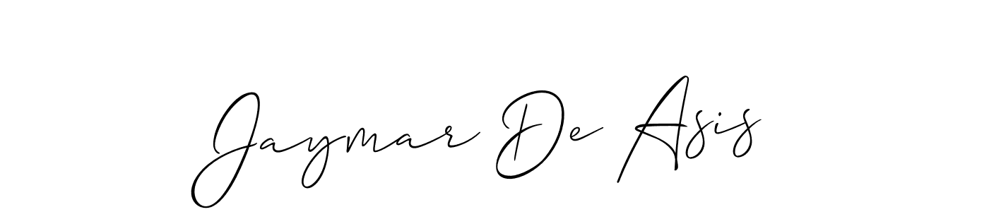 You should practise on your own different ways (Allison_Script) to write your name (Jaymar De Asis) in signature. don't let someone else do it for you. Jaymar De Asis signature style 2 images and pictures png