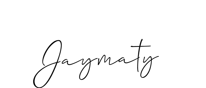 You can use this online signature creator to create a handwritten signature for the name Jaymaty. This is the best online autograph maker. Jaymaty signature style 2 images and pictures png