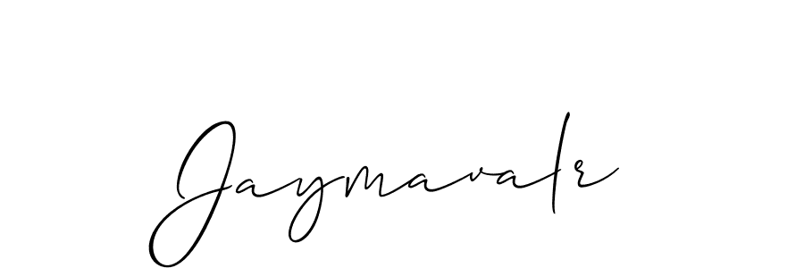 The best way (Allison_Script) to make a short signature is to pick only two or three words in your name. The name Jaymavalr include a total of six letters. For converting this name. Jaymavalr signature style 2 images and pictures png