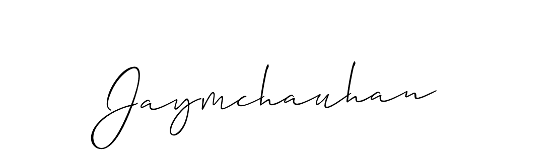 Similarly Allison_Script is the best handwritten signature design. Signature creator online .You can use it as an online autograph creator for name Jaymchauhan. Jaymchauhan signature style 2 images and pictures png