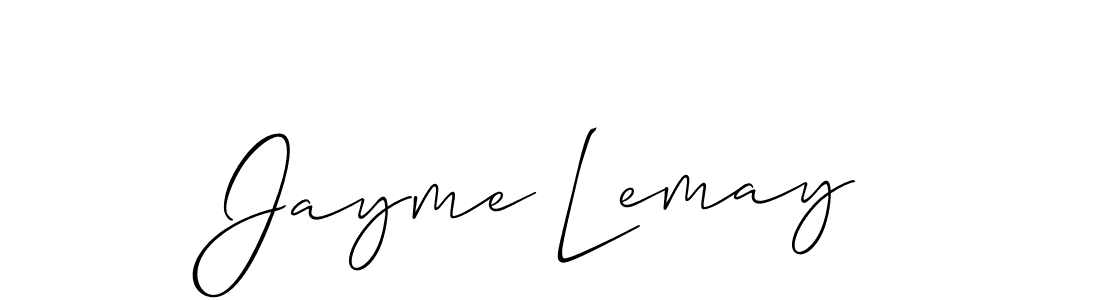 Once you've used our free online signature maker to create your best signature Allison_Script style, it's time to enjoy all of the benefits that Jayme Lemay name signing documents. Jayme Lemay signature style 2 images and pictures png