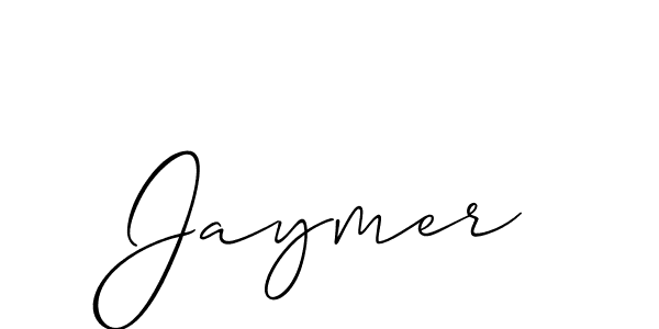 Also we have Jaymer name is the best signature style. Create professional handwritten signature collection using Allison_Script autograph style. Jaymer signature style 2 images and pictures png