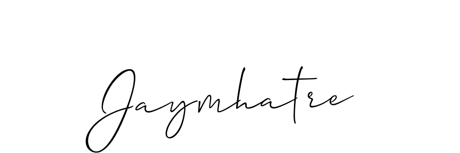 Also we have Jaymhatre name is the best signature style. Create professional handwritten signature collection using Allison_Script autograph style. Jaymhatre signature style 2 images and pictures png