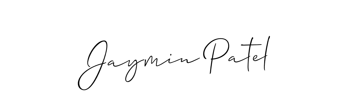 This is the best signature style for the Jaymin Patel name. Also you like these signature font (Allison_Script). Mix name signature. Jaymin Patel signature style 2 images and pictures png