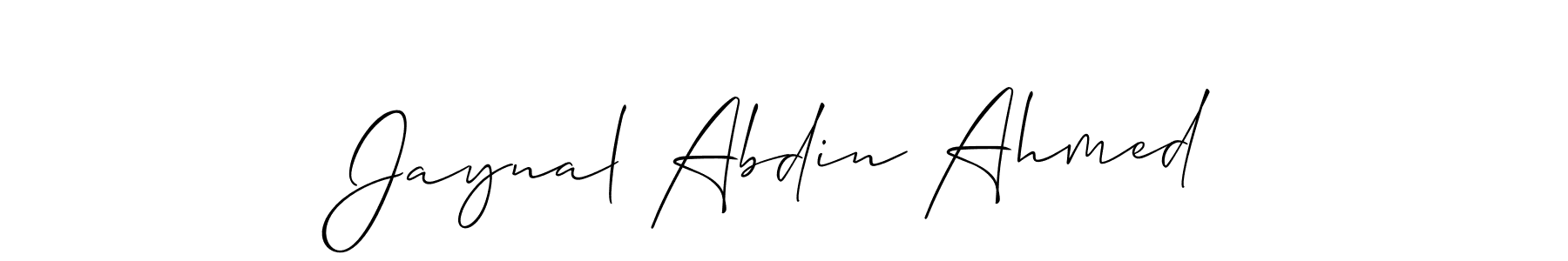 This is the best signature style for the Jaynal Abdin Ahmed name. Also you like these signature font (Allison_Script). Mix name signature. Jaynal Abdin Ahmed signature style 2 images and pictures png