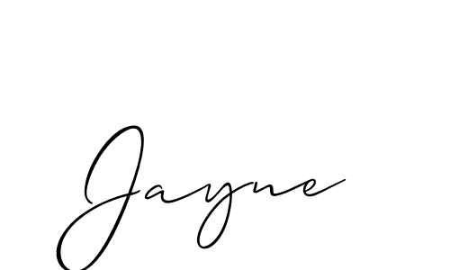 How to make Jayne signature? Allison_Script is a professional autograph style. Create handwritten signature for Jayne name. Jayne signature style 2 images and pictures png