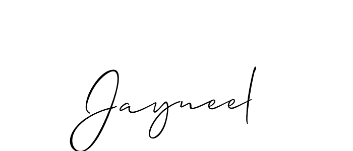 Also we have Jayneel name is the best signature style. Create professional handwritten signature collection using Allison_Script autograph style. Jayneel signature style 2 images and pictures png