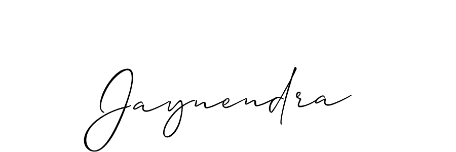 How to make Jaynendra signature? Allison_Script is a professional autograph style. Create handwritten signature for Jaynendra name. Jaynendra signature style 2 images and pictures png