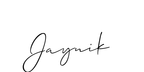 Make a beautiful signature design for name Jaynik. Use this online signature maker to create a handwritten signature for free. Jaynik signature style 2 images and pictures png
