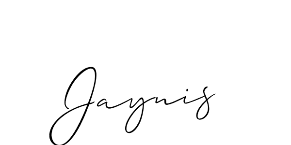 Make a short Jaynis signature style. Manage your documents anywhere anytime using Allison_Script. Create and add eSignatures, submit forms, share and send files easily. Jaynis signature style 2 images and pictures png