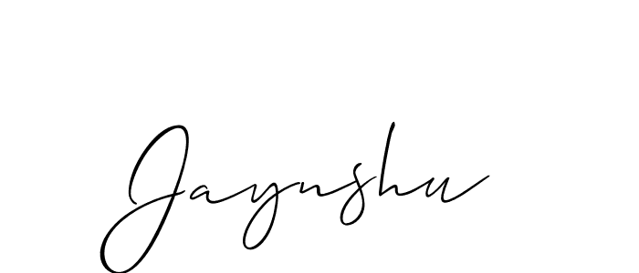 The best way (Allison_Script) to make a short signature is to pick only two or three words in your name. The name Jaynshu include a total of six letters. For converting this name. Jaynshu signature style 2 images and pictures png