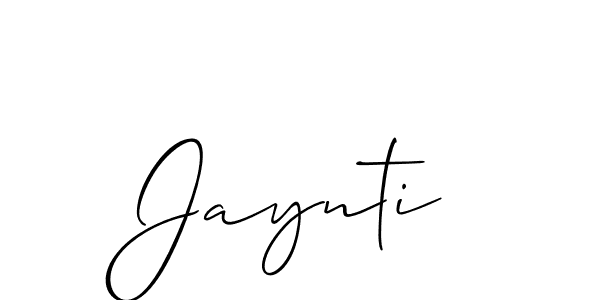 Once you've used our free online signature maker to create your best signature Allison_Script style, it's time to enjoy all of the benefits that Jaynti name signing documents. Jaynti signature style 2 images and pictures png