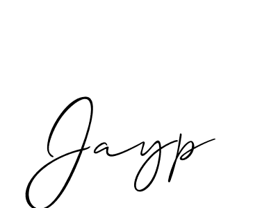 Make a beautiful signature design for name Jayp. Use this online signature maker to create a handwritten signature for free. Jayp signature style 2 images and pictures png