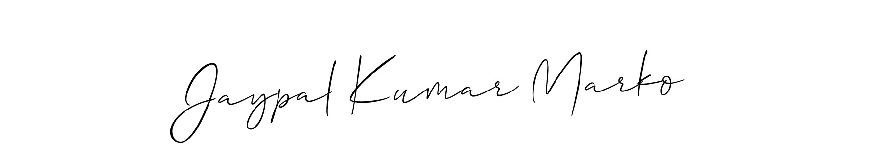 You should practise on your own different ways (Allison_Script) to write your name (Jaypal Kumar Marko) in signature. don't let someone else do it for you. Jaypal Kumar Marko signature style 2 images and pictures png