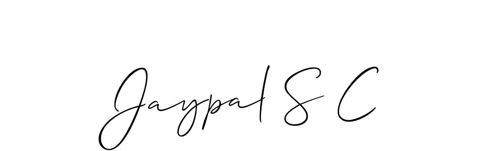 Here are the top 10 professional signature styles for the name Jaypal S C. These are the best autograph styles you can use for your name. Jaypal S C signature style 2 images and pictures png