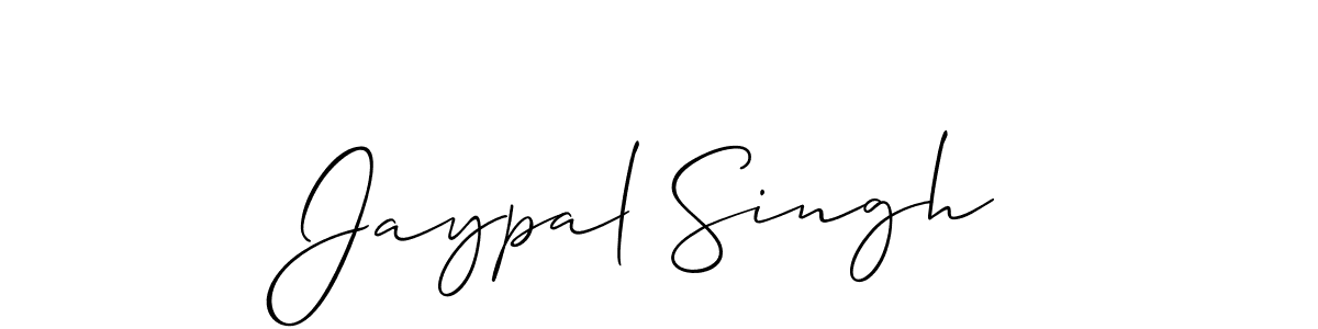 Create a beautiful signature design for name Jaypal Singh. With this signature (Allison_Script) fonts, you can make a handwritten signature for free. Jaypal Singh signature style 2 images and pictures png