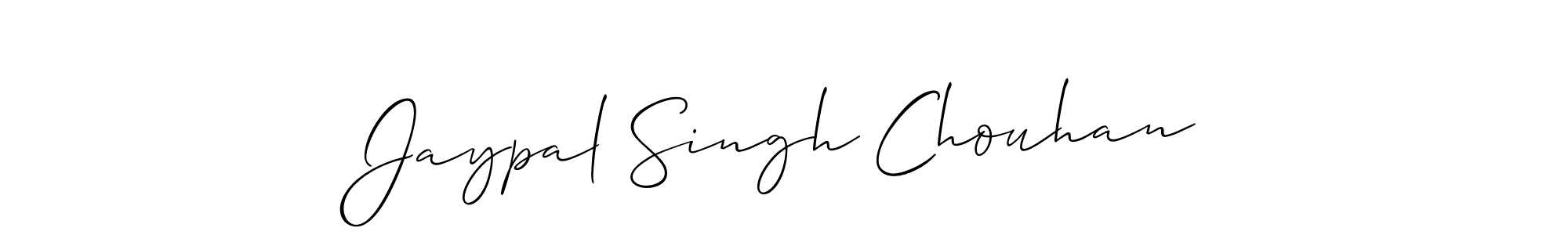 Make a beautiful signature design for name Jaypal Singh Chouhan. With this signature (Allison_Script) style, you can create a handwritten signature for free. Jaypal Singh Chouhan signature style 2 images and pictures png