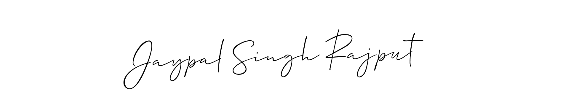 Design your own signature with our free online signature maker. With this signature software, you can create a handwritten (Allison_Script) signature for name Jaypal Singh Rajput. Jaypal Singh Rajput signature style 2 images and pictures png