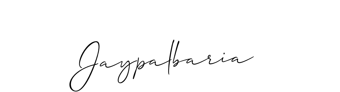 Also we have Jaypalbaria name is the best signature style. Create professional handwritten signature collection using Allison_Script autograph style. Jaypalbaria signature style 2 images and pictures png