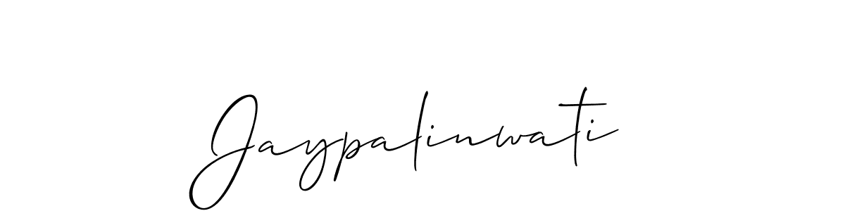 It looks lik you need a new signature style for name Jaypalinwati. Design unique handwritten (Allison_Script) signature with our free signature maker in just a few clicks. Jaypalinwati signature style 2 images and pictures png