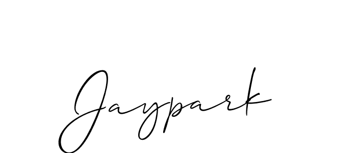 Best and Professional Signature Style for Jaypark. Allison_Script Best Signature Style Collection. Jaypark signature style 2 images and pictures png