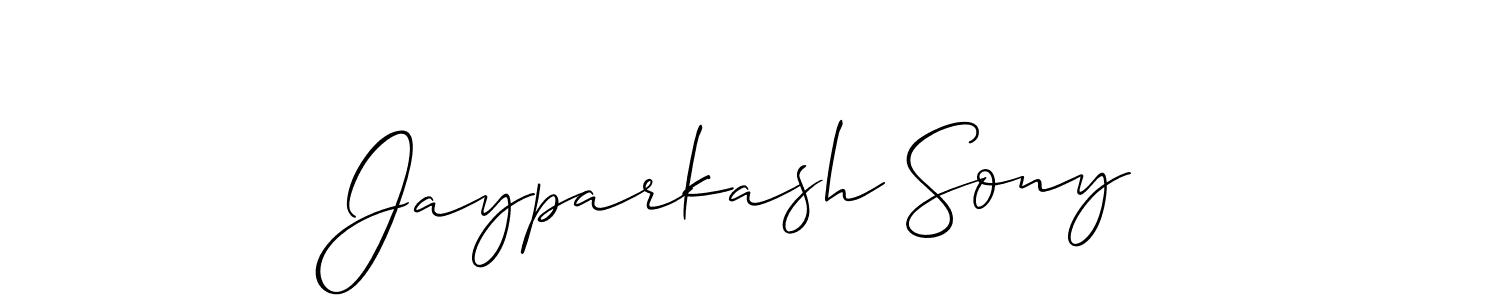 if you are searching for the best signature style for your name Jayparkash Sony. so please give up your signature search. here we have designed multiple signature styles  using Allison_Script. Jayparkash Sony signature style 2 images and pictures png