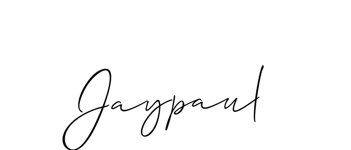 It looks lik you need a new signature style for name Jaypaul. Design unique handwritten (Allison_Script) signature with our free signature maker in just a few clicks. Jaypaul signature style 2 images and pictures png