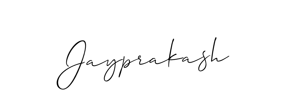 Also we have Jayprakash name is the best signature style. Create professional handwritten signature collection using Allison_Script autograph style. Jayprakash signature style 2 images and pictures png