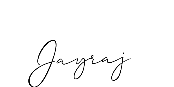 Use a signature maker to create a handwritten signature online. With this signature software, you can design (Allison_Script) your own signature for name Jayraj. Jayraj signature style 2 images and pictures png