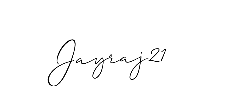 Also You can easily find your signature by using the search form. We will create Jayraj21 name handwritten signature images for you free of cost using Allison_Script sign style. Jayraj21 signature style 2 images and pictures png