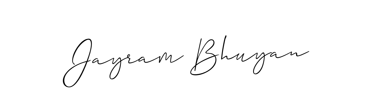 Similarly Allison_Script is the best handwritten signature design. Signature creator online .You can use it as an online autograph creator for name Jayram Bhuyan. Jayram Bhuyan signature style 2 images and pictures png