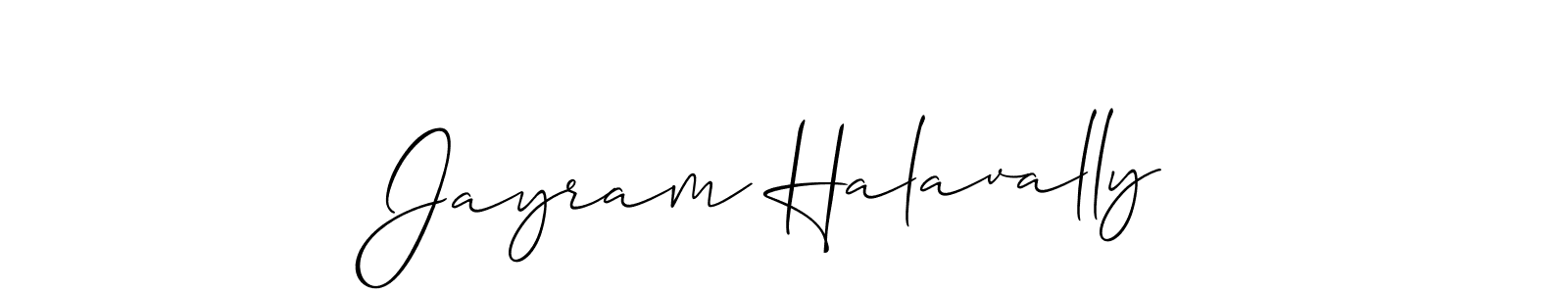 if you are searching for the best signature style for your name Jayram Halavally. so please give up your signature search. here we have designed multiple signature styles  using Allison_Script. Jayram Halavally signature style 2 images and pictures png