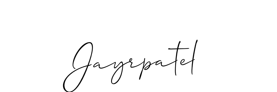 Best and Professional Signature Style for Jayrpatel. Allison_Script Best Signature Style Collection. Jayrpatel signature style 2 images and pictures png
