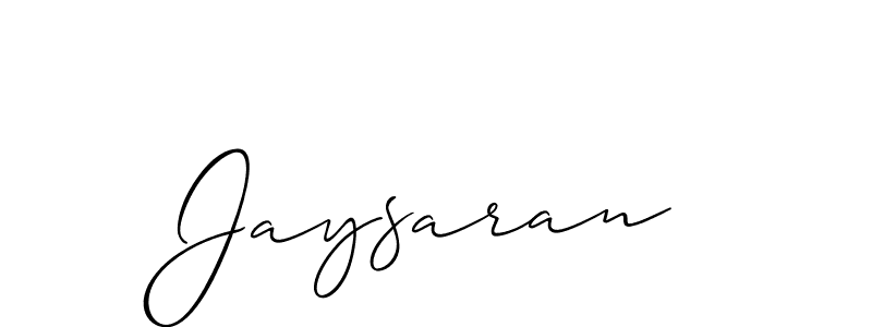 You can use this online signature creator to create a handwritten signature for the name Jaysaran. This is the best online autograph maker. Jaysaran signature style 2 images and pictures png