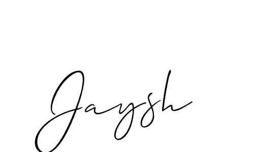 Jaysh stylish signature style. Best Handwritten Sign (Allison_Script) for my name. Handwritten Signature Collection Ideas for my name Jaysh. Jaysh signature style 2 images and pictures png