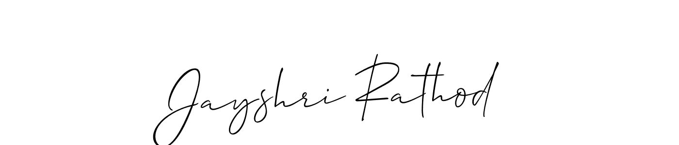 How to Draw Jayshri Rathod signature style? Allison_Script is a latest design signature styles for name Jayshri Rathod. Jayshri Rathod signature style 2 images and pictures png