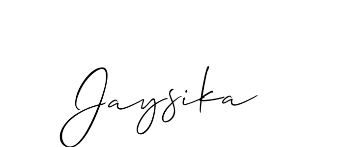 Check out images of Autograph of Jaysika name. Actor Jaysika Signature Style. Allison_Script is a professional sign style online. Jaysika signature style 2 images and pictures png