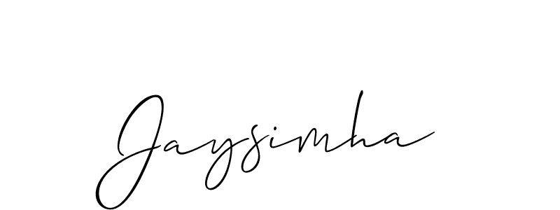 You can use this online signature creator to create a handwritten signature for the name Jaysimha. This is the best online autograph maker. Jaysimha signature style 2 images and pictures png
