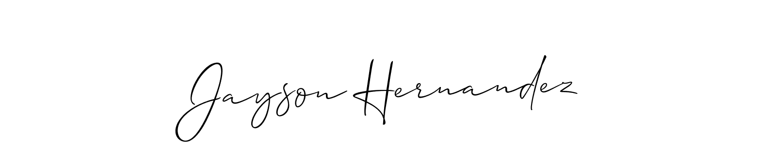 How to Draw Jayson Hernandez signature style? Allison_Script is a latest design signature styles for name Jayson Hernandez. Jayson Hernandez signature style 2 images and pictures png