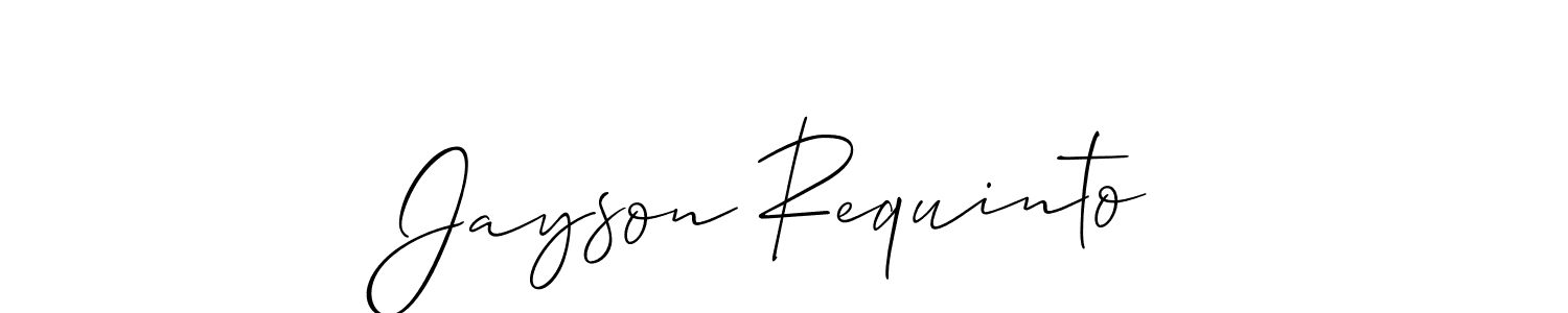 The best way (Allison_Script) to make a short signature is to pick only two or three words in your name. The name Jayson Requinto include a total of six letters. For converting this name. Jayson Requinto signature style 2 images and pictures png